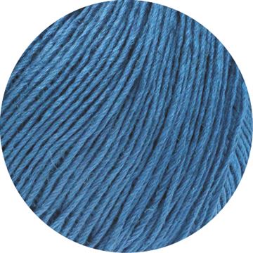 Safir blå -  Solo Lino fra LANA GROSSA - 030